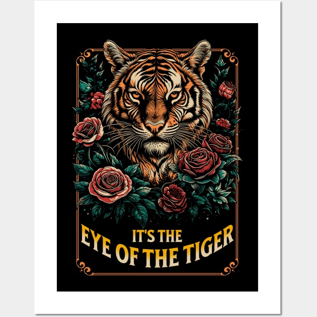 Eye Of The Tiger Wall Art by RockReflections